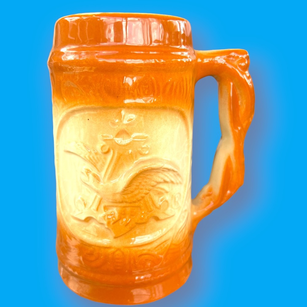 Vintage Budweiser King of Beers Ceramic Beer Stein Mug Anheuser Busch EUC